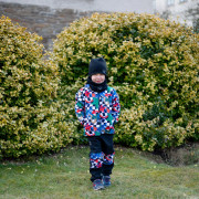 Detská softshellová bunda Duo Play of colors biela Esito