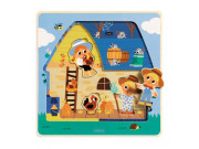 Djeco Trojvrstvové puzzle Statok
