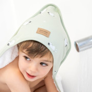 Detská bavlnená osuška s kapucňou 100x100 cm bonjourbébé