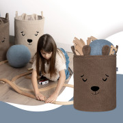 Kôš na hračky Premium Bouclé so šnúrkou 43 l Sipo