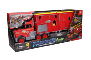 Hasičská stanica kamión s efektmi 61x18,5x26 cm