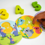 Puzzle Priraď čísla