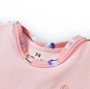 Body šaty tenké set Outlast® UPF 50+ Sv. broskyňová, motýliky