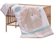 Detská postieľka s kompletnou výbavou, 120 x 60 cm, Eri Scarlett