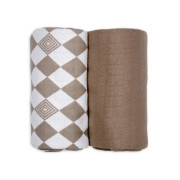Swaddler Solid Matcha 2 balenia 110 x 110 cm Lodger