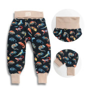 Detské tepláky s vysokým pásom Chameleon - tmavo modrá Esito