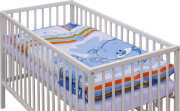 Detská postieľka s kompletnou výbavou, 120 x 60 cm, Koty Scarlett