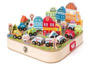 Kufrík s mestom a vláčikodráhou Woody