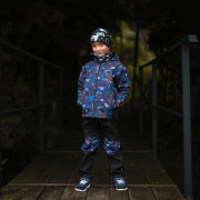 Detská softshellová bunda Duo Play and go - modrá Esito