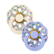 Cumlíky z prírodného kaučuku 2ks 0 - 6 mesiacov Liberty Boheme Bibs