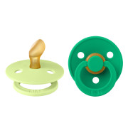 Colour anatomické cumlíky z prírodného kaučuku 2 ks 0 - 6 m Bibs