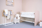 Detská postieľka New Baby Leo 120 x60 cm dub