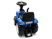 Detské odrážadlo traktor s vlečkou a náradím Baby Mix New Holland žltý