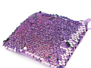 Dievčenská kabelka / puzdro na krk s flitrami 11x10 cm