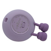 LED silikónová nočná lampička - baklažán Mary's