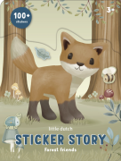 Sada so samolepkami Forest Friends Little Dutch