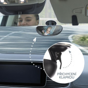 Malé spätné zrkadlo Deluxe Black Zopa