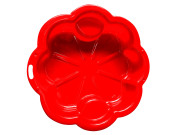 Pieskovisko kvetina červené 107 x 107 cm