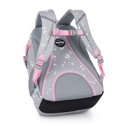 Študentský batoh Oxy Scooler Grey geometric OxyBag