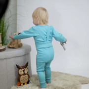 Rastúce body rebrované Turquoise - tyrkysová Esito