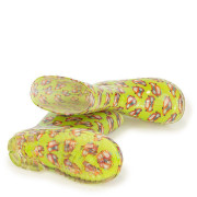 Chlapčenské čižmy PVC, potlač autíčko zelené Pidilidi