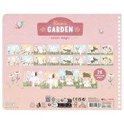 Omaľovánky s pastelkami Záhrada Rosa Little Dutch