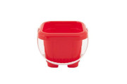 Vedierko na piesok plast 12x9cm 5 farieb 12m+