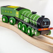 Drevená replika lokomotíva Flying Scotsman Bigjigs Rail
