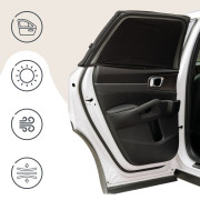 Slnečná clona do auta XL, strečová, 2 ks Sipo