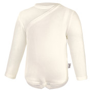 Body tenké zavinovacie DR Outlast® UPF 50+ biela káva Little Angel