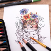 Akvarelové pastelky Studio Light 12 ks