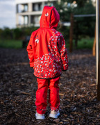 Softshellová bunda detská Lienky červená Wamu