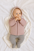 Zimný kabátik thermo Púdrová Baby Service