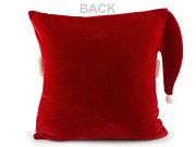 Vianočná plyšová obliečka na vankúš 43x43 cm