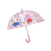 Dievčenský dáždnik Perletti transparent Peppa Pig