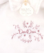 Darčeková sada Plyšový muchláčik medvedík s čiapočkou ružový 25 cm Doudou