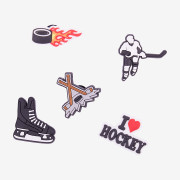 Amulety - ozdoby na topánky Amuletz Hokej mix Coqui