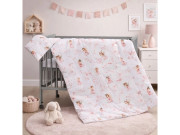 2dielne obliečky do postieľky Víla 135 x 100 cm ružové Scarlett