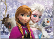 Frozen Puzzle Maxi 60 Elsa a Anna obojstranné 70x50 cm
