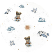 Novorodenecká zavinovačka bavlna Méďa pilot