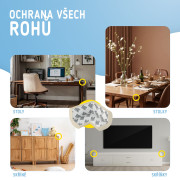 Ochrana rohov a hrán penová sada 4 ks Sipo