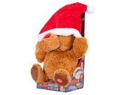 Sob plyšový nasadzujúci si santovskú čiapku so zvukom Take Me Home