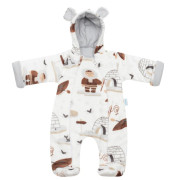 Dojčenský Wellsoft zimný overal New Baby Eskimo