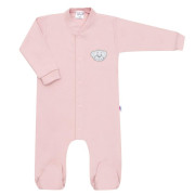 Dojčenský bavlnený overal New Baby BrumBrum Old pink