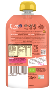 BIO Detská ryža, hruška a broskyne 120 g Ella's Kitchen expirácie 31.7.2026