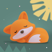 LED silikónová nočná lampička dotyková - líštička Mary's