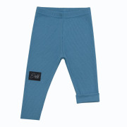 Rastúce rebrované legíny Color Denim blue - modrá Esito