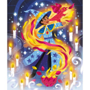 Kreatívna sada Atelier Mini Trblietavé obrázky Magická škola Janod