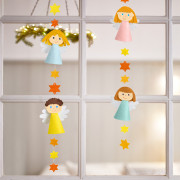 Kreatívna sada Plstená girlanda Anjel Haba