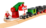 Vianočná vlaková sada s parnou lokomotívou Brio